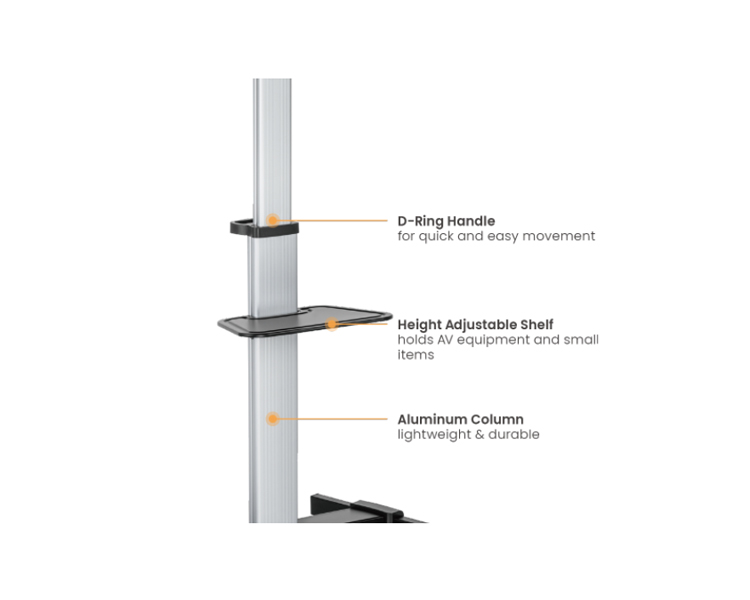 TV Stand: Vertex VX-TV-ST01 TV Stand 37"-86"